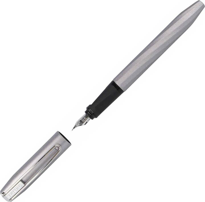 Image du produit Online Stylo plume Slope M 26132/3D Metallic Grey M (Gris métallique, 1 x)