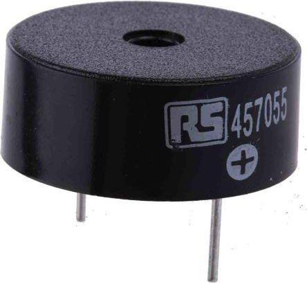 Productafbeelding RS PRO Zwart opplakken, 10,2mm H x16,5mm Dia (50 Pcs.)