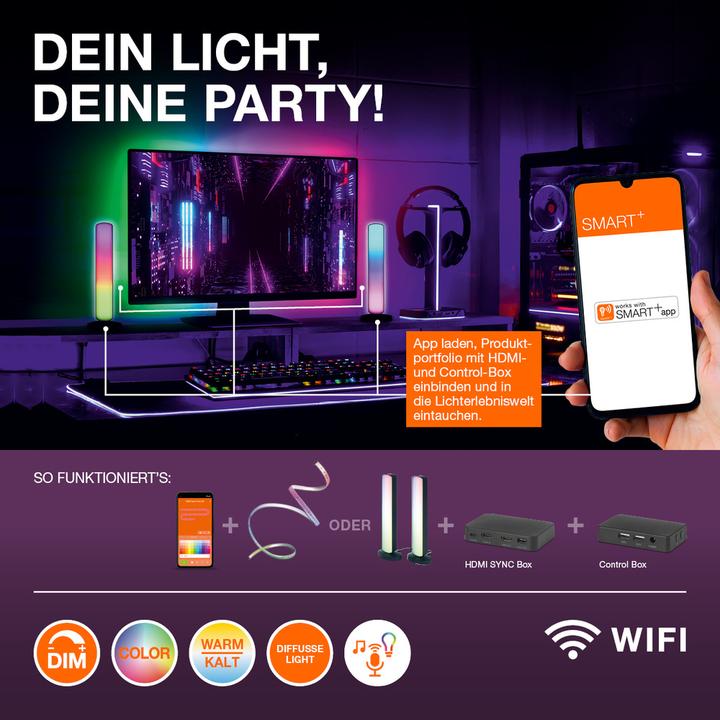 Immagine prodotto Ledvance Angolo intelligente da pavimento Wifi Slim con telecomando (180 lm)