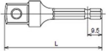 Actual product image Koken Coupler 1/2" - 1/4"