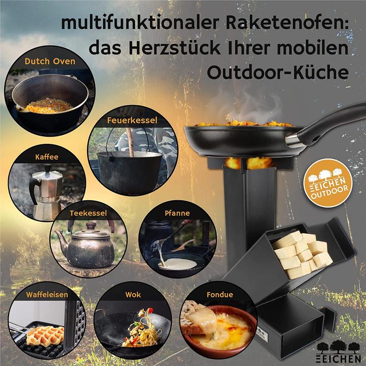 Actual product image Rocket stove