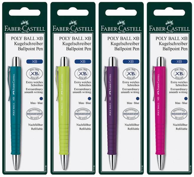 Produktbild Faber-Castell Faber.C.Kugelschreiber Poly Ball XB BK 241195 (Sortiert, 1 x)