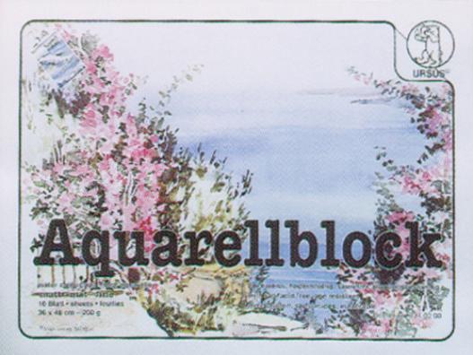 Actual product image Ursus Watercolor blocks (200 g/m², 10 x)