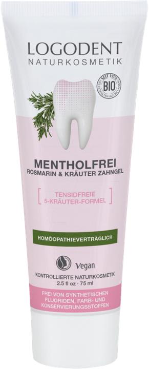 Image du produit Logona Gel dentaire au romarin et aux herbes sans menthol (75 ml)
