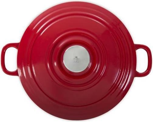 Produktbild BK Bourgogne Braadpan - 24 cm - Chili Red (24 cm, Bräter + Schmortopf, Gusseisen)