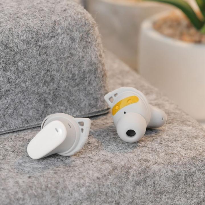 Actual product image Hoco Wireless headphones wireless earphones bluetooth TWS EW203 white (7 h, Wireless)