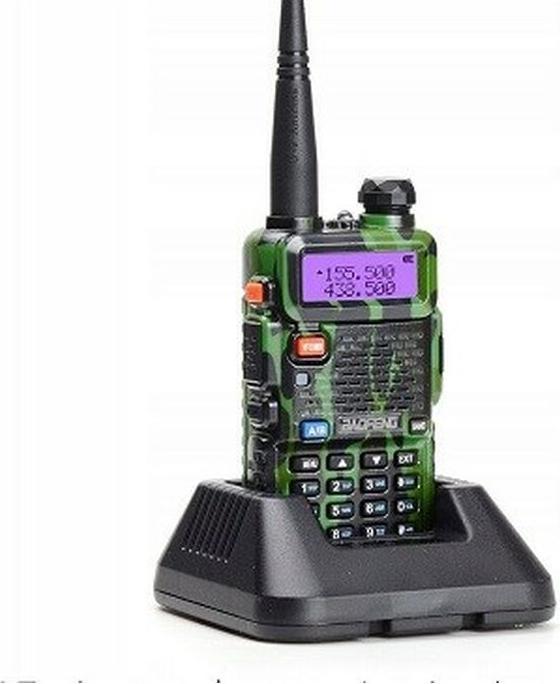 Actual product image Baofeng UV-5R HTQ Camo WALKIE-TALKIE