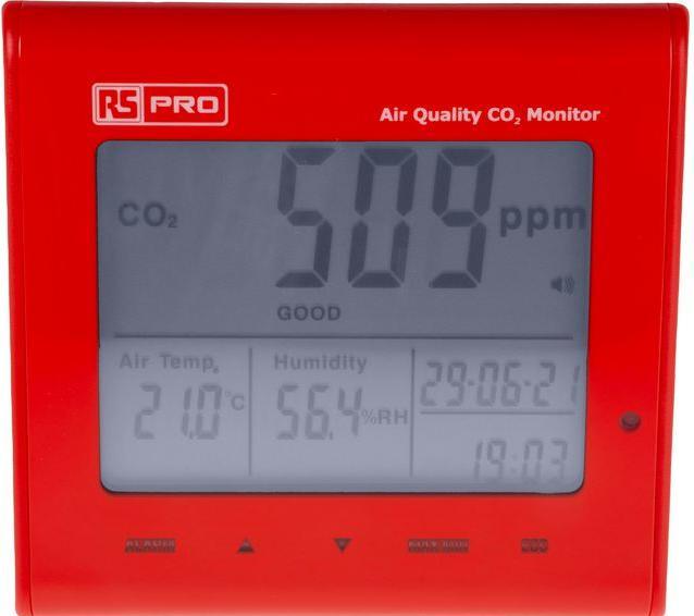 RS PRO DT-802D Data Logging Air Quality Monitor, A (Measuring device case)