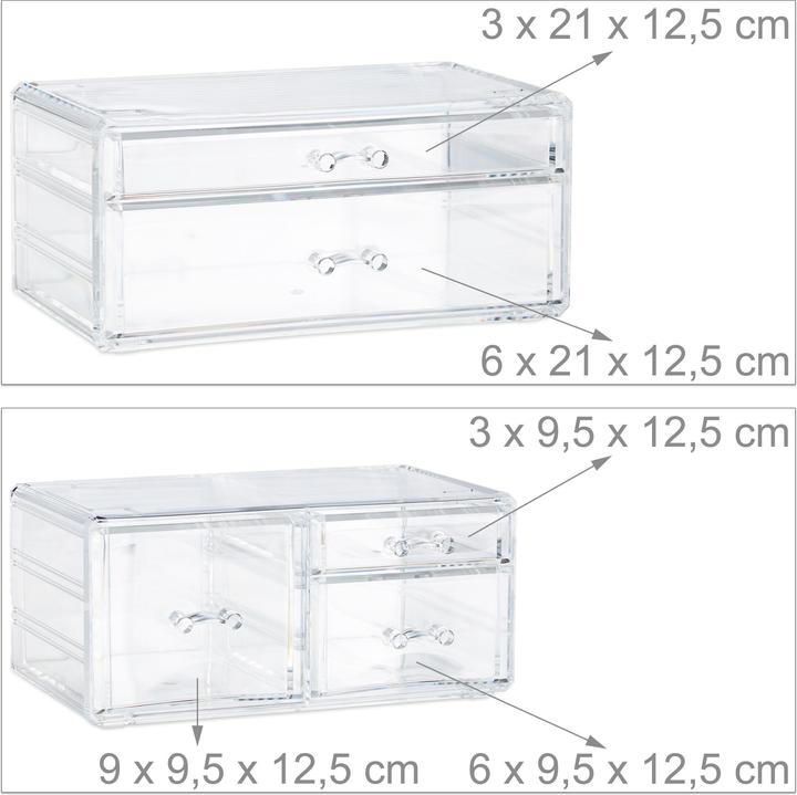 Immagine prodotto Relaxdays Organizer make-up 21 scomparti