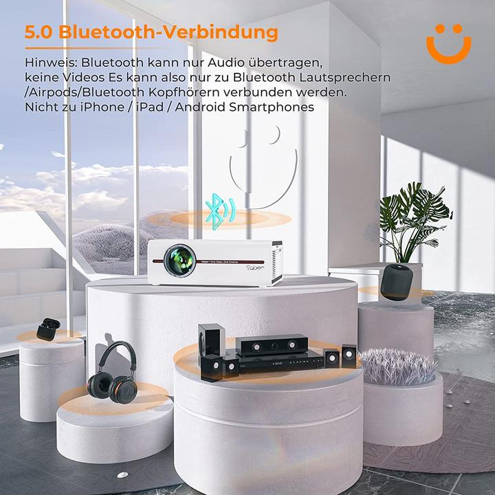 Produktbild Yaber Mini Beamer V5 (Full HD, 7000 lm)