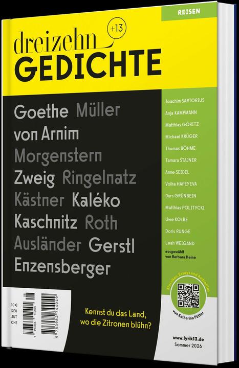 Produktbild dreizehn+13Gedichte (Deutsch, Barbara Heine, Katharina Pütter, Oliver Wurm, 2026)