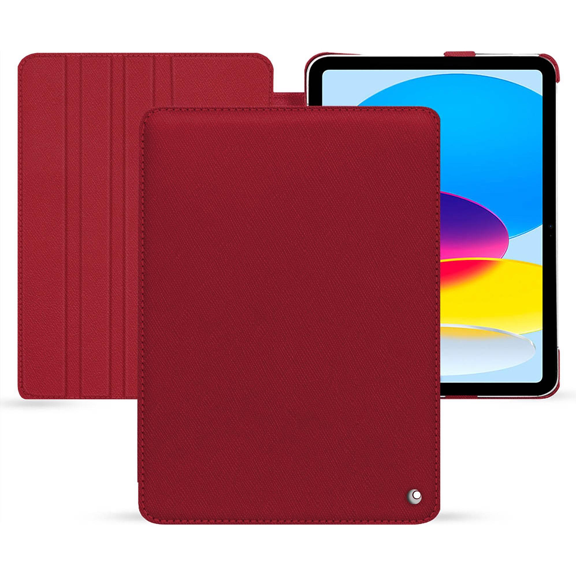 Thumbnail - Noreve Lederschutzhülle horizontal (iPad 2022 (10. Gen)), Tablet Hülle, Rot