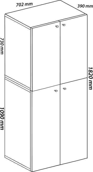 Immagine prodotto VCM Lona (70 x 184 x 40 cm)