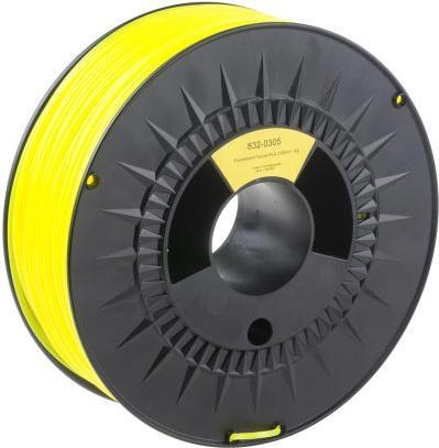 Produktbild RS PRO RS Fluorescent Yellow PLA 2.85mm 1kg (PLA, 2.85 mm, 1000 g)