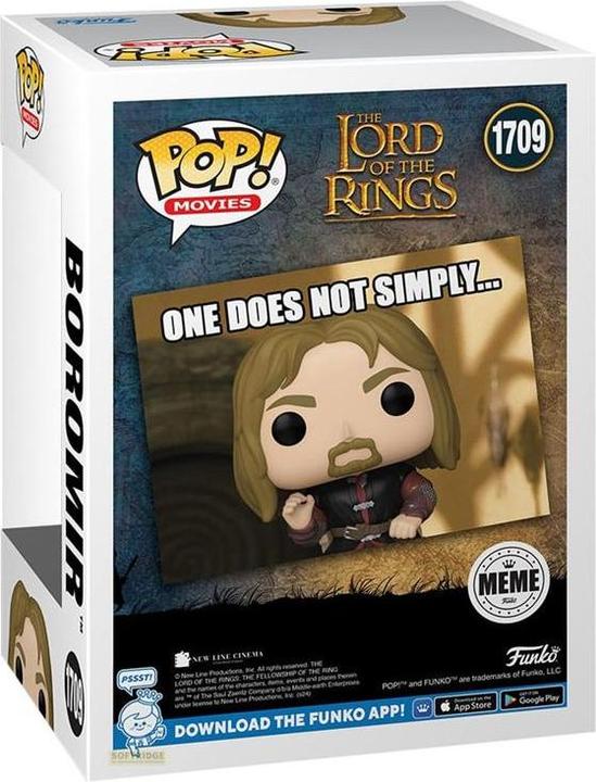 Produktbild Funko Herr der Ringe POP! Movies Vinyl Figur Boromir (Meme) 9 cm