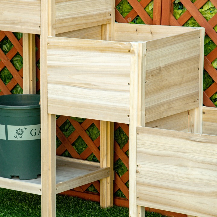 Produktbild Outsunny Hochbeet mit 3 Stufigen Design