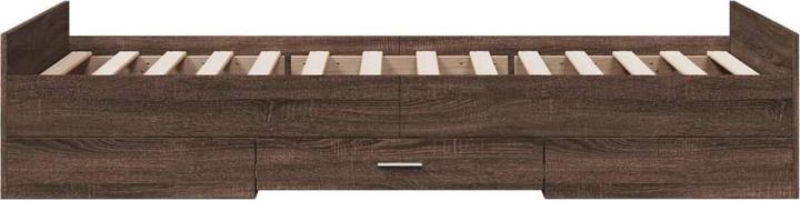 Image du produit VidaXL Cadre de lit avec tiroirs (75 x 190 cm)
