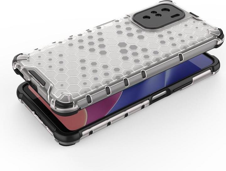 Produktbild Hurtel Honeycomb Case armor cover with TPU Bumper for Xiaomi Redmi K40 Pro+ / K40 Pro / K40 / Poco F3 blue (Xiaomi Redmi K40 Pro+, LG K40, Xiaomi Poco F3)