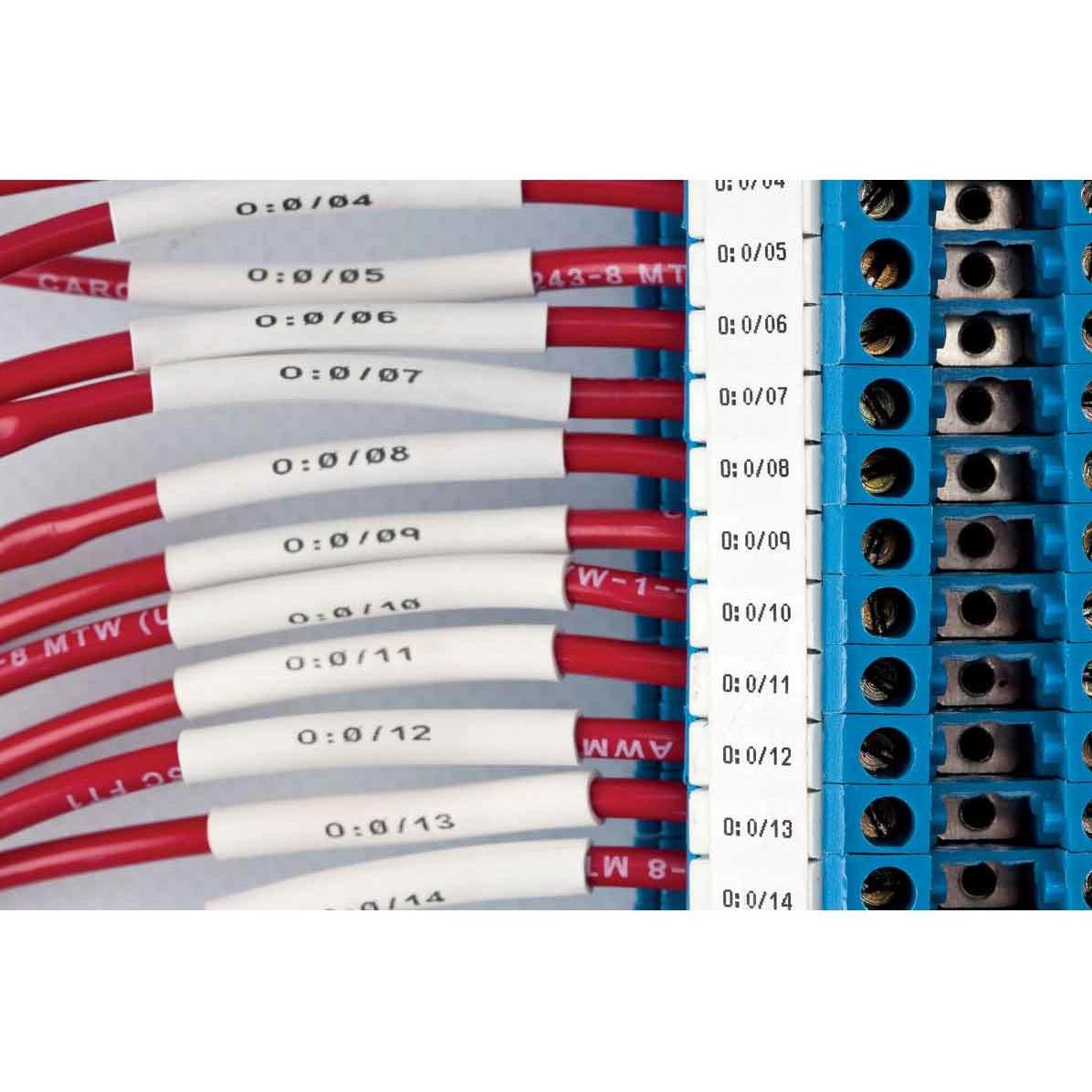 Thumbnail - Brady, Etiketten, B33D-94-2-342BK, Permasleeve, Polyolefin, Schwarz, 50.80 x 4.62 mm, für Durchmesser 0.58 - 2