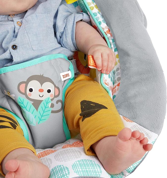 Immagine prodotto Bright Starts Sdraietta vibrante per bambini, Whimsical Wild