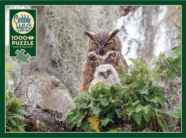 Actual product image Cobble Hill Puzzle 1000 pieces Great Horned Owl (1000 pieces)