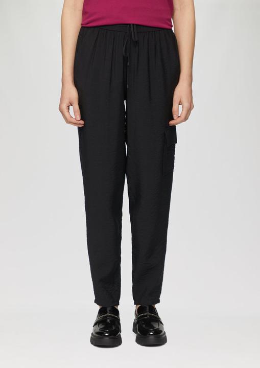 Image du produit S.Oliver Hose Jogpants aus strukturierter Viskose mit Cargotasche (36)
