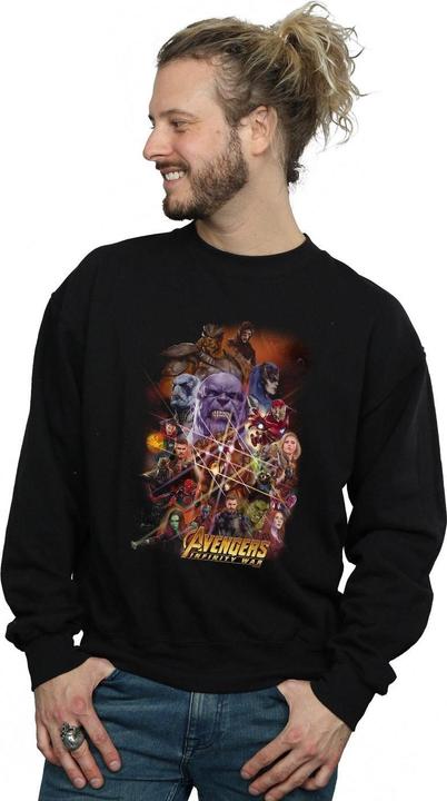 Produktbild Avengers Infinity War Charakter Poster Baumwolle Sweatshirt (M)