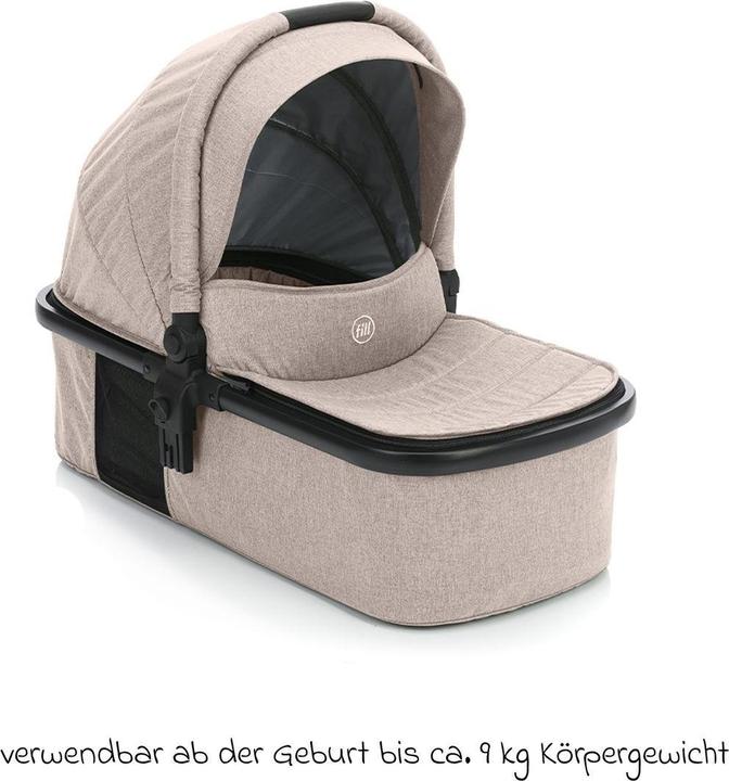 Produktbild Fillikid Kinderwagen 3 in 1 4-1 Kombi-Kinderwagen-Set Fill Jaguar mit (0 Monate - 4 Jahre)