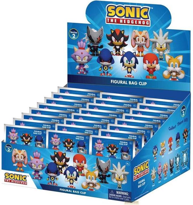Image du produit Monogram Int. Sonic - The Hedgehog 3D PVC Pendentif de poche série 2 Display (24)