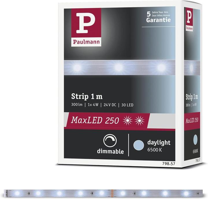 Actual product image Paulmann MaxLED 250 Stripe (Daylight, 100 cm, Indoor)