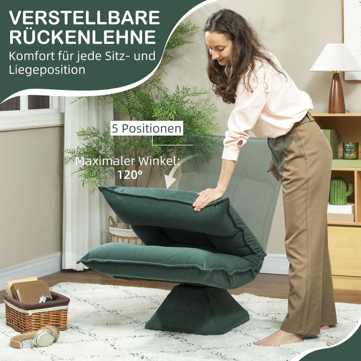 Immagine prodotto Homcom Bodenstuhl Polyester Grün