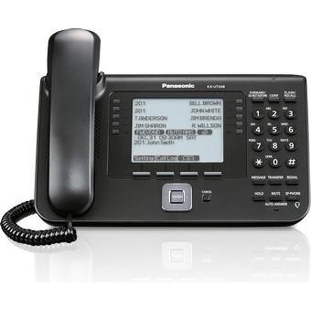 Panasonic KX-UT248NE-B - VoIP-Telefon - dreiweg Anruffunktion, Telefon, Schwarz
