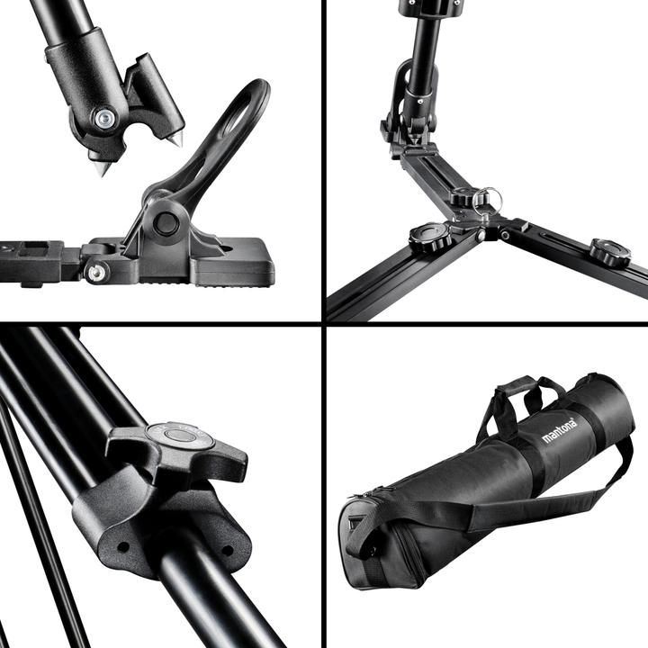 Produktbild mantona Videostativ Dolomit 4000, 170cm (Kunststoff)