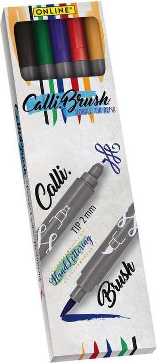 Online Callibrush Handlettering 5er Pack (Mehrfarbig, 5 x)