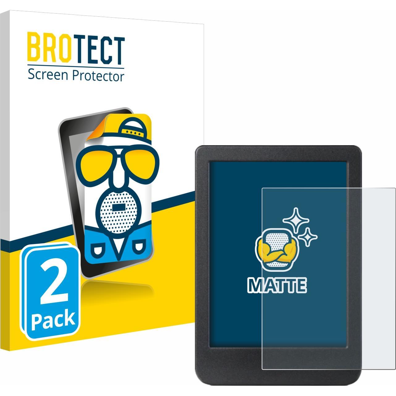 BROTECT Entspiegelungs-Schutzfolie Displayschutz Matt, eReader Zubehör, Grau