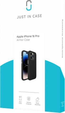 Immagine prodotto Just in Case Cover posteriore in TPU rugged nera per Apple iPhone 16 Pro (Apple iPhone 16 Pro)
