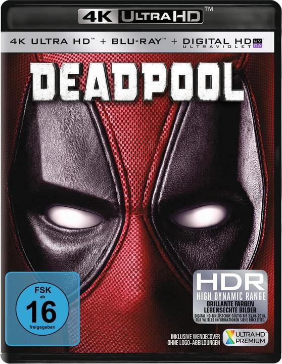Actual product image Deadpool 4K (4k Blu-ray, 2016, German)