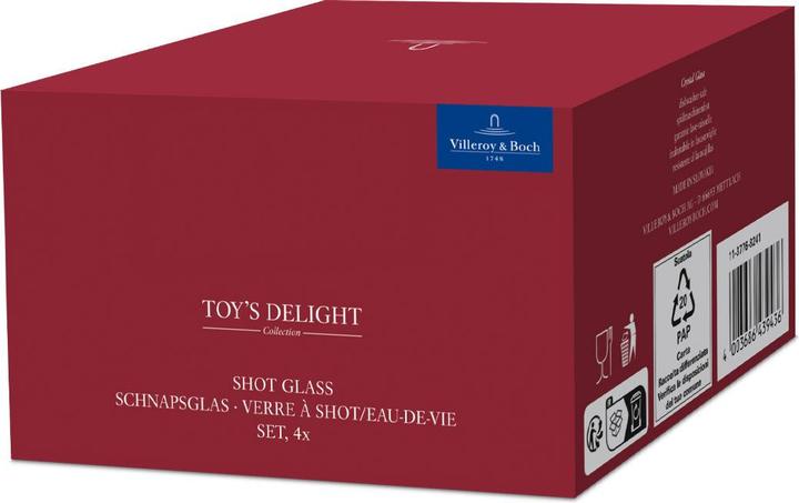 Produktbild Villeroy & Boch Schnapsglas, Set 4tlg Toy's Delight (4x, Schnapsgläser + Shotgläser)