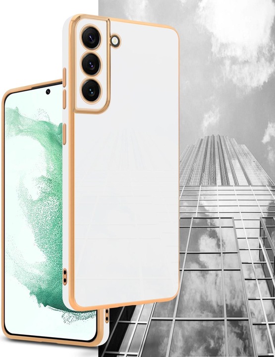 Actual product image Cadorabo Case for Samsung Galaxy S22 in TPU with camera protection LM130 Style (Samsung Galaxy S22+)