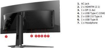 Produktbild MSI Gaming MAG 341CQP Monitor (3440 x 1440 Pixel, 34.18")