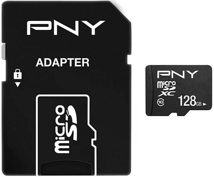 Produktbild PNY Performance Plus inkl. Adapter (128 GB, microSDXC, U1, UHS-I)