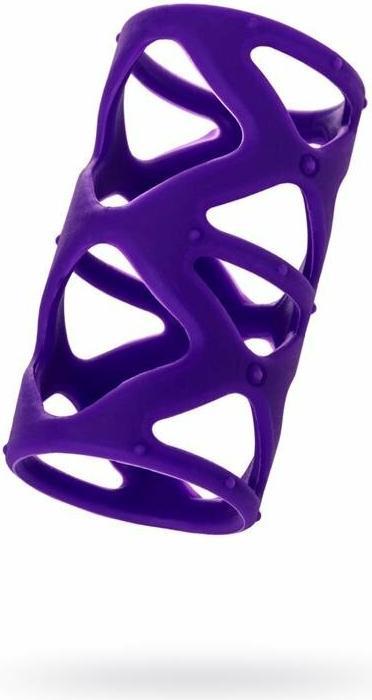 Actual product image Toyfa A-TOYS, Penishülse, Silikon, Lila, 7,5 cm