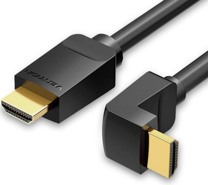 Vention HDMI 2.0 Angle droit 90 degrés noir - 2m (2 m)