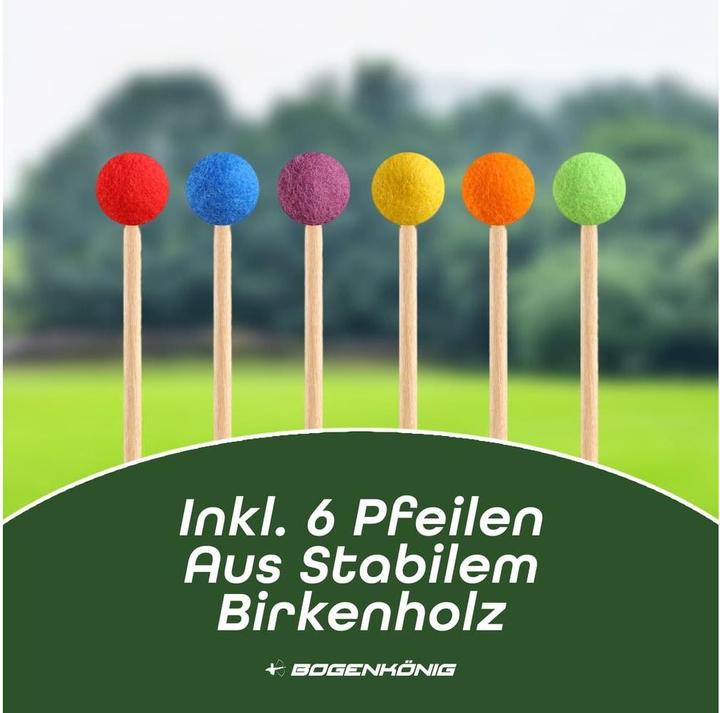 Actual product image Bogenkönig Bogenschiess-Set 12-teilig