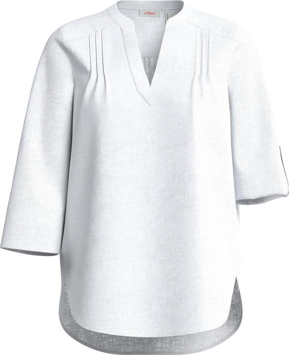 Immagine prodotto s.Oliver Bluse Leinenbluse mit 3/4-Arm und Tunika-Ausschnitt (48)