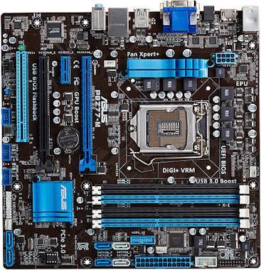 Actual product image ASUS P8z77-M (LGA 1155, Intel Z77, mATX)