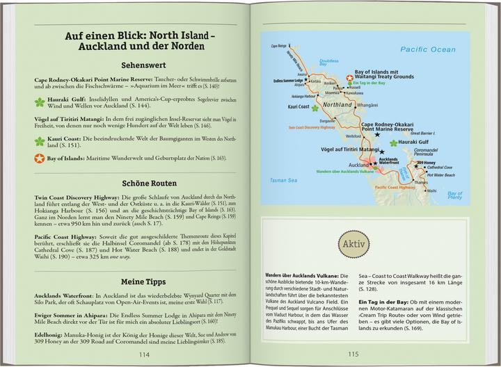 Valori nutrizionali e ingredienti Reise-Handbuch Reiseführer Neuseeland (Tedesco, Hans Klüche, 2024)
