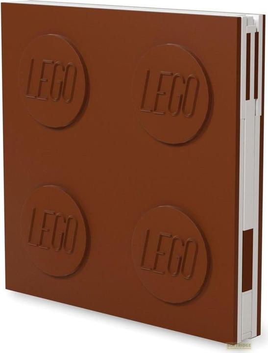 LEGO Stationary Brown Notebook with gel pen