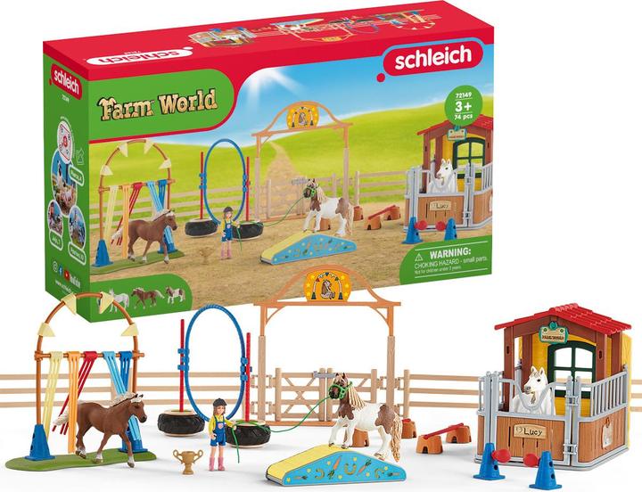 Schleich Behendigheid bij de paardenstal