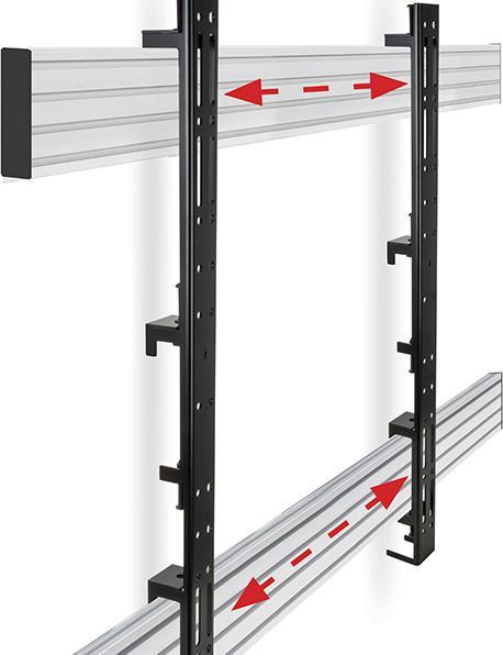 Actual product image Btech SystemX VESA Stripping BT8390-VESA800F (2's Pack) (Wall, 72")